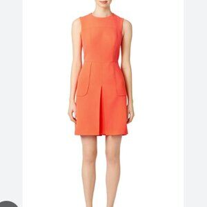 Slate & Willow Vibrant Orange Mini High Tea Business Professional Dress Size 12
